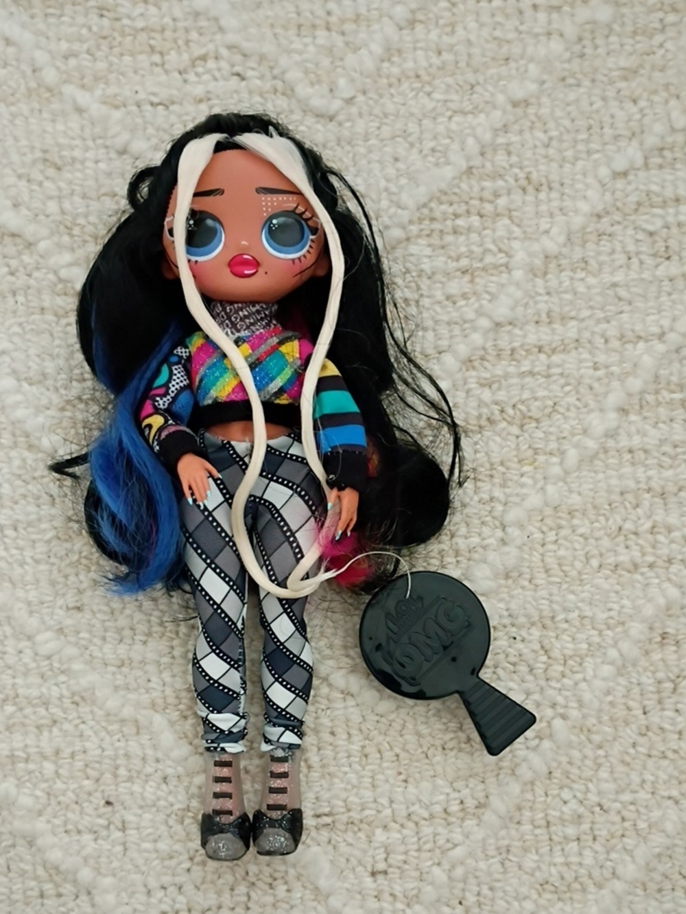L.O.L. Surprise! Doll with Blue, Pink, White & Multicolor Outfit